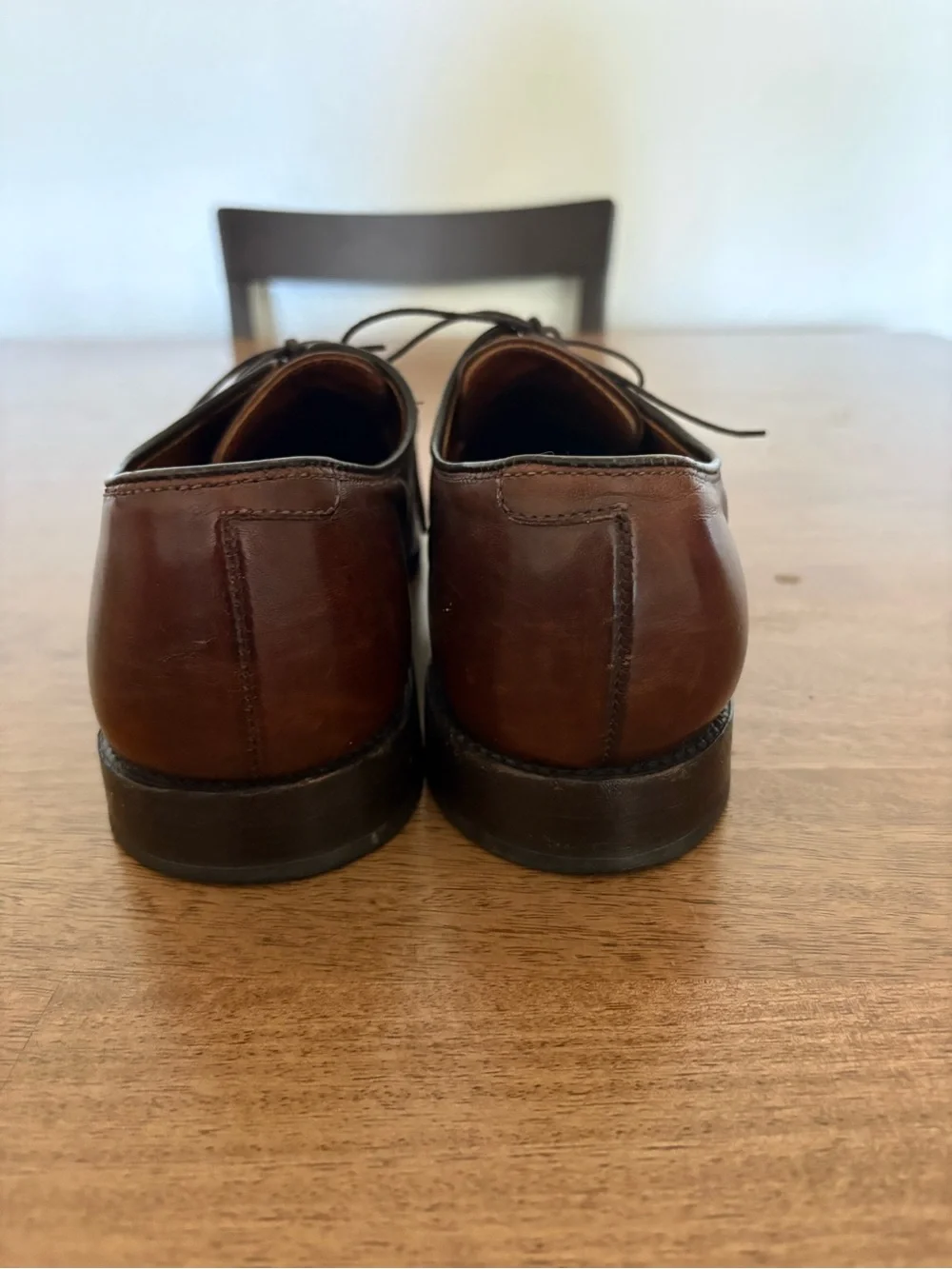Allen Edmonds‎ Wendell Brown Bicycle Toe Oxfords Men’s 10.5 D Leather Old Money